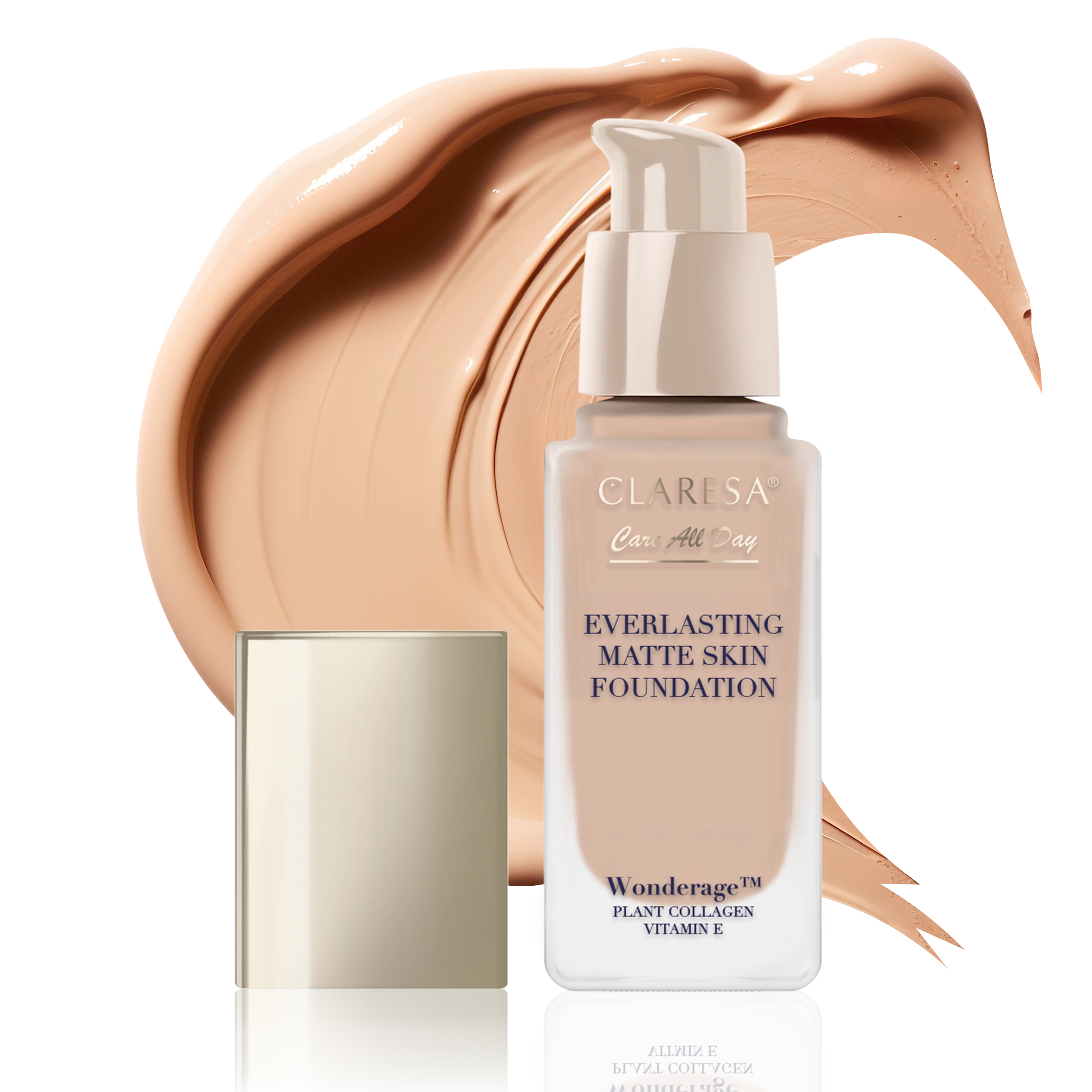 Claresa Care All Day Everlasting Matte Skin Foundation 06 Natural Tan Podkład Matująco-Wygładzający, 32ml