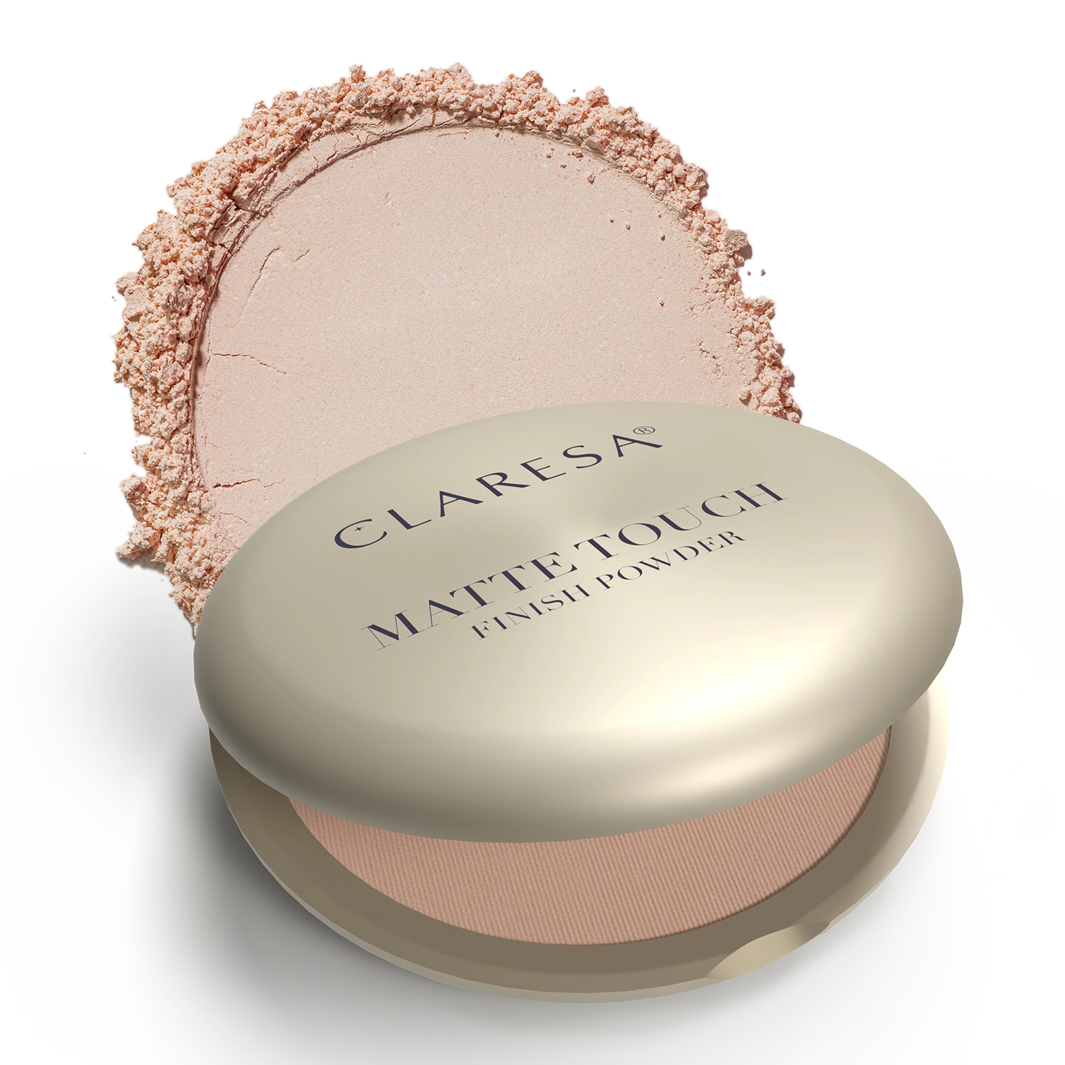 Claresa Matte Touch Finish Powder Matujący Prasowany Puder Wykończeniowy 01 10g