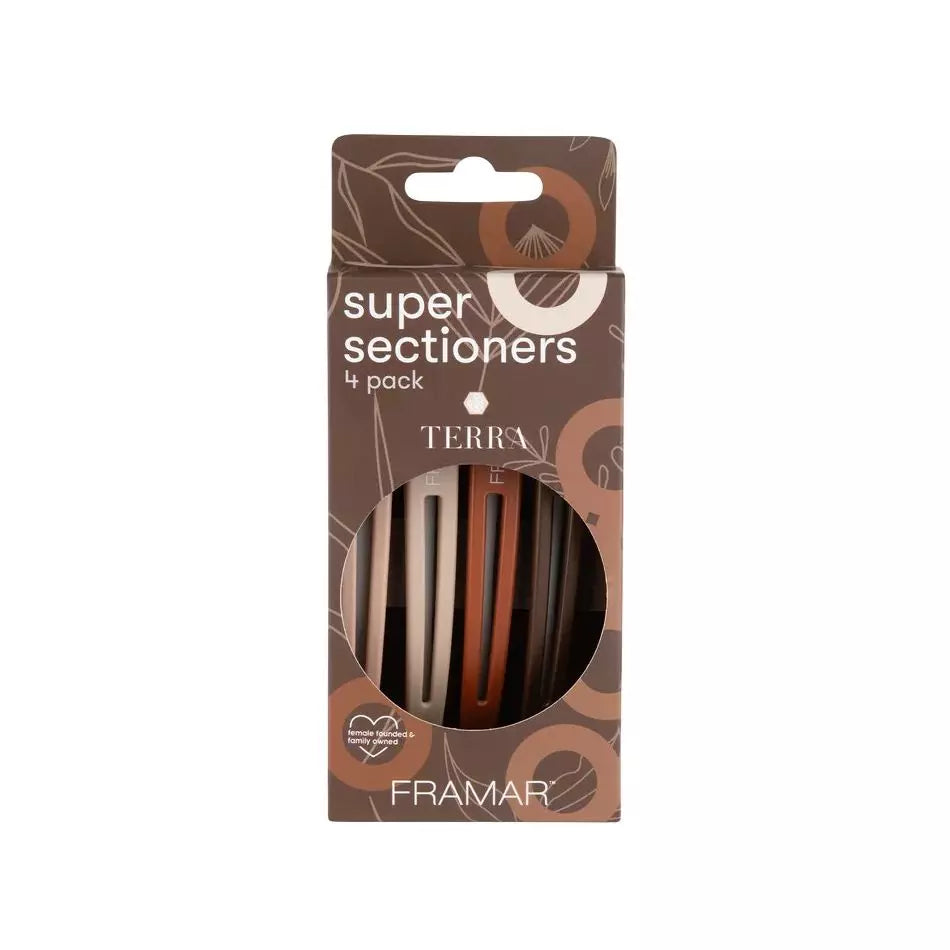 Framar Super Sectioners Terra - Klipsy Do Wydzielania Sekcji 4 Sztuki