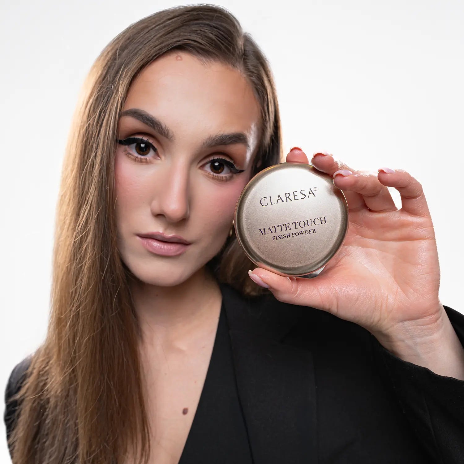 Claresa Matte Touch Finish Powder Matujący Prasowany Puder Wykończeniowy 01 10g