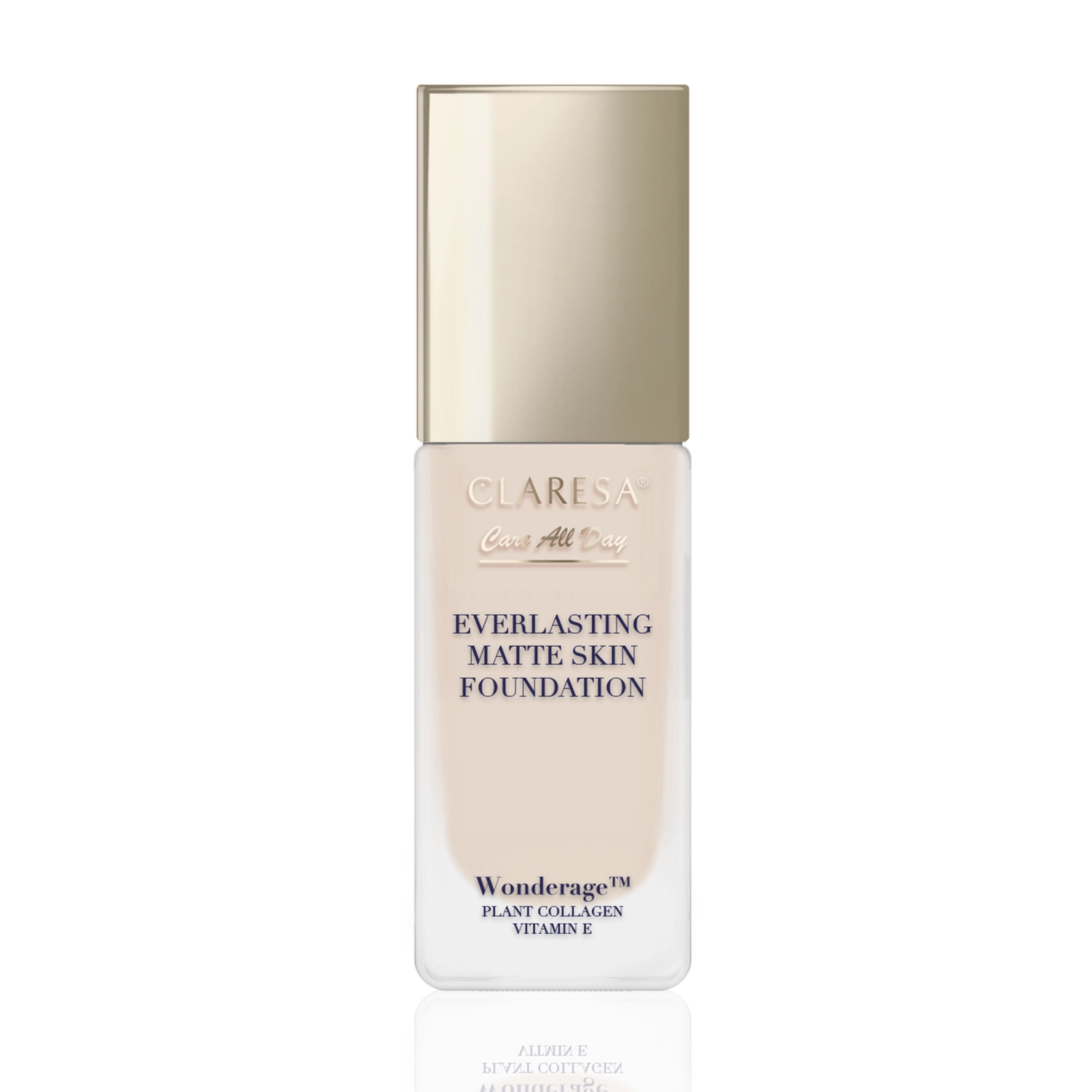 Claresa Care All Day Everlasting Matte Skin Foundation 01 Porcelain Podkład Matująco-Wygładzający, 32ml