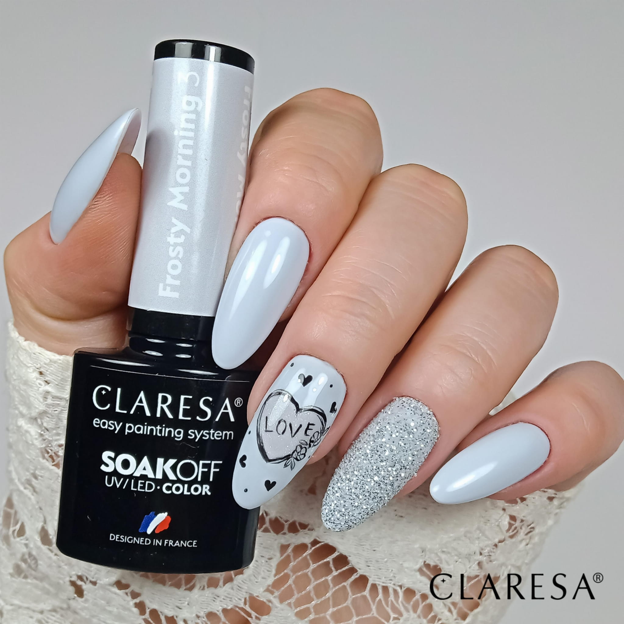 Claresa - Lakier hybrydowy Frosty Morning 3 - 5g