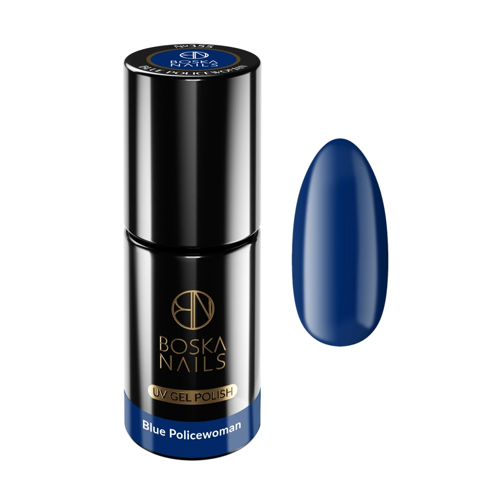 Boska Nails Lakier Hybrydowy Divine Blue Policewoman No 355 6ml