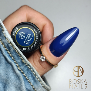 Boska Nails Lakier Hybrydowy Divine Blue Policewoman No 355 6ml