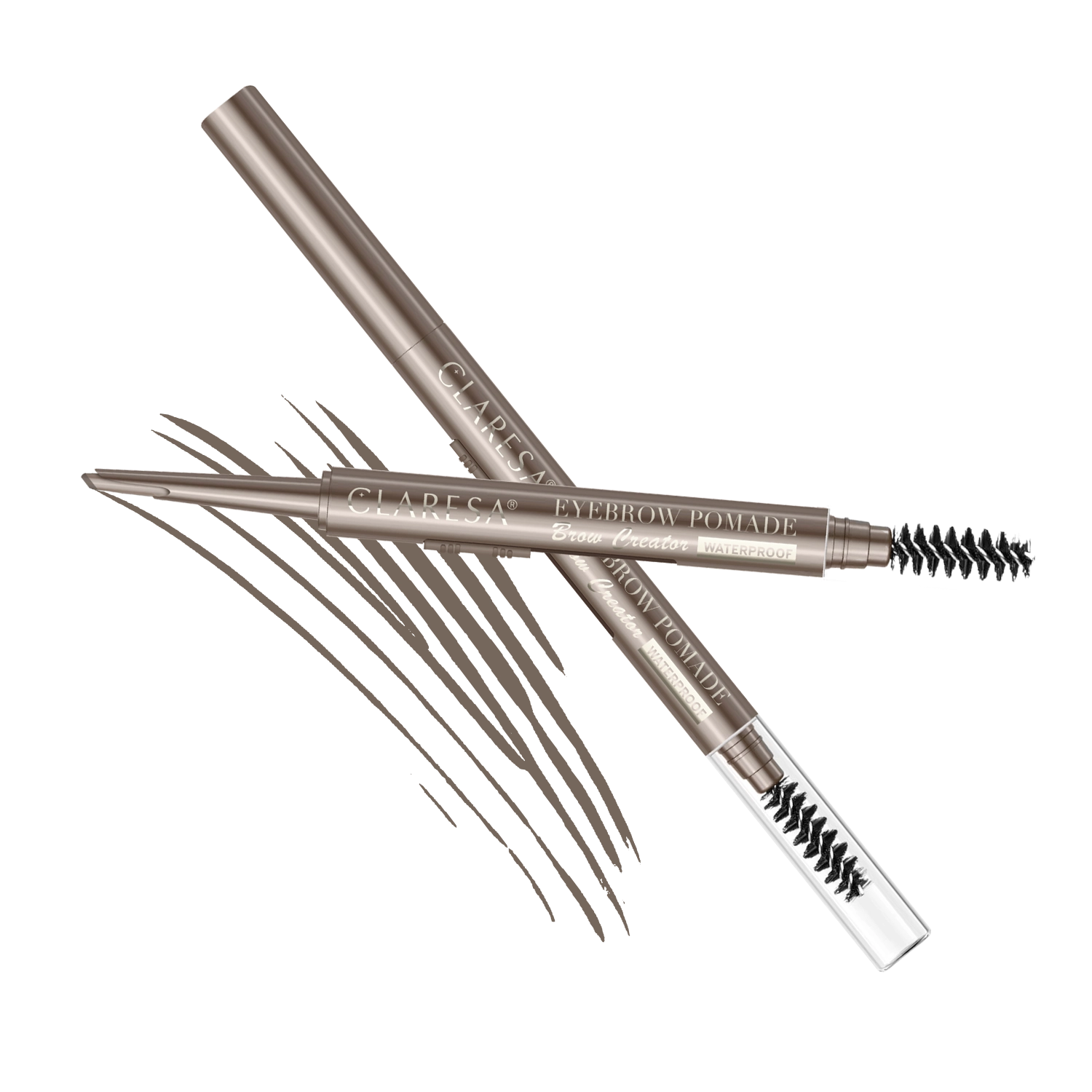 Claresa Eyebrow Pomade Pencil Brow Creator Pomada Do Brwi W Kredce 01 Taupe, 0,17g