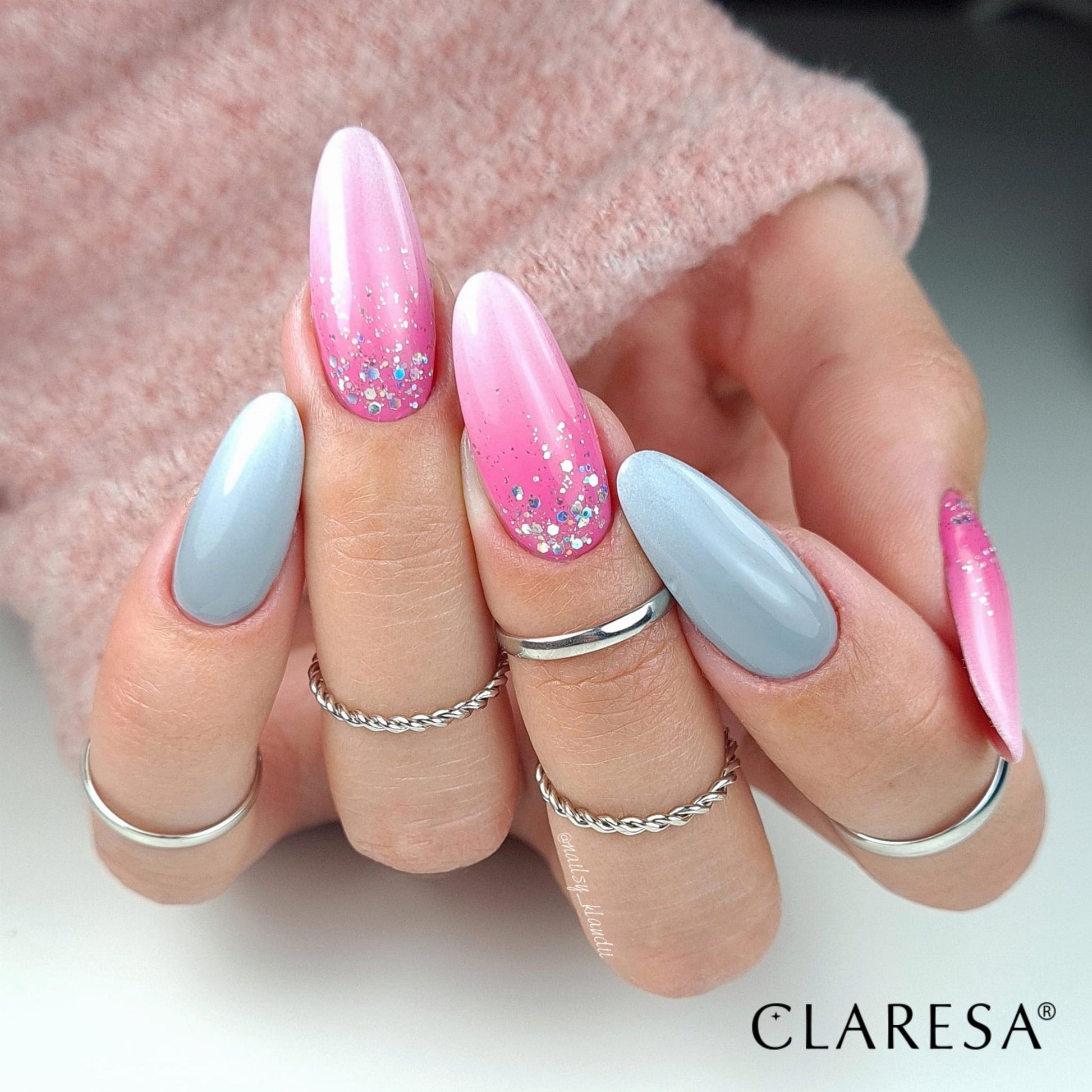Claresa - Lakier hybrydowy Gray 206 - 5g