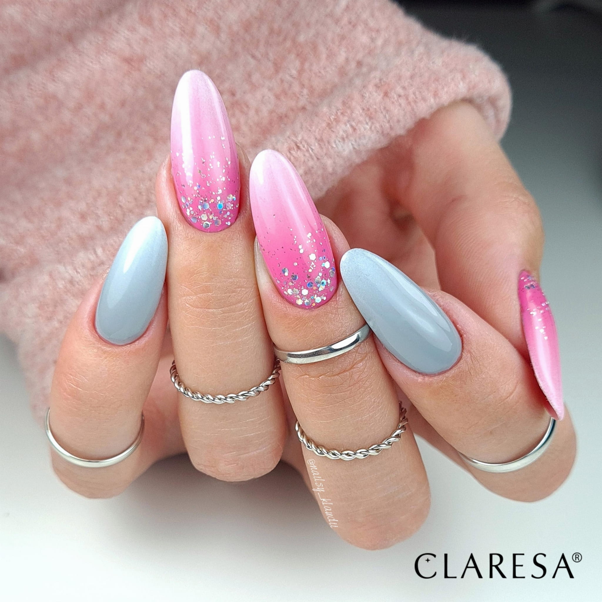 Claresa - Lakier hybrydowy Gray 206 - 5g