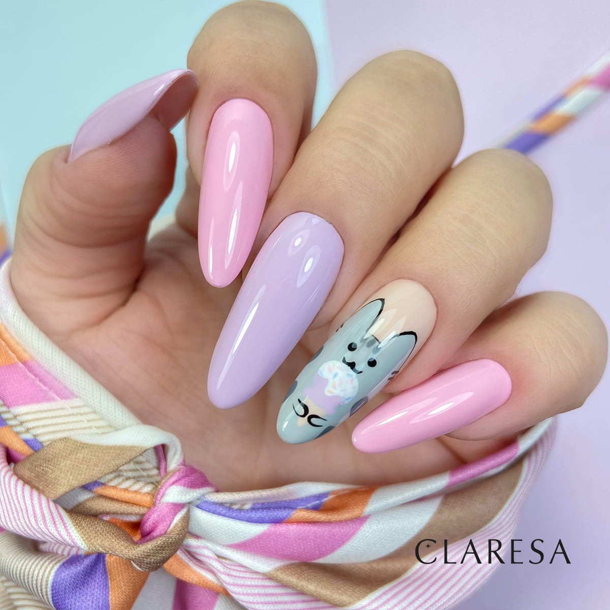 Claresa - Lakier hybrydowy Gray 206 - 5g