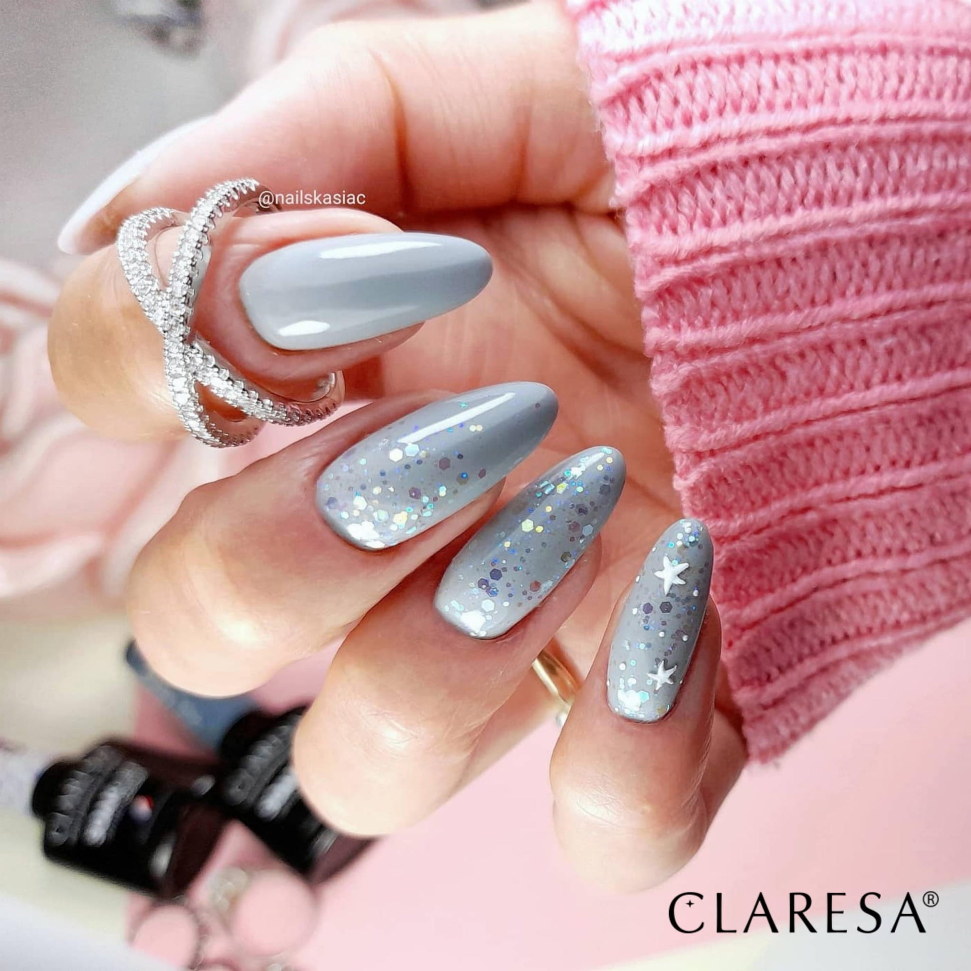 Claresa - Lakier hybrydowy Gray 206 - 5g