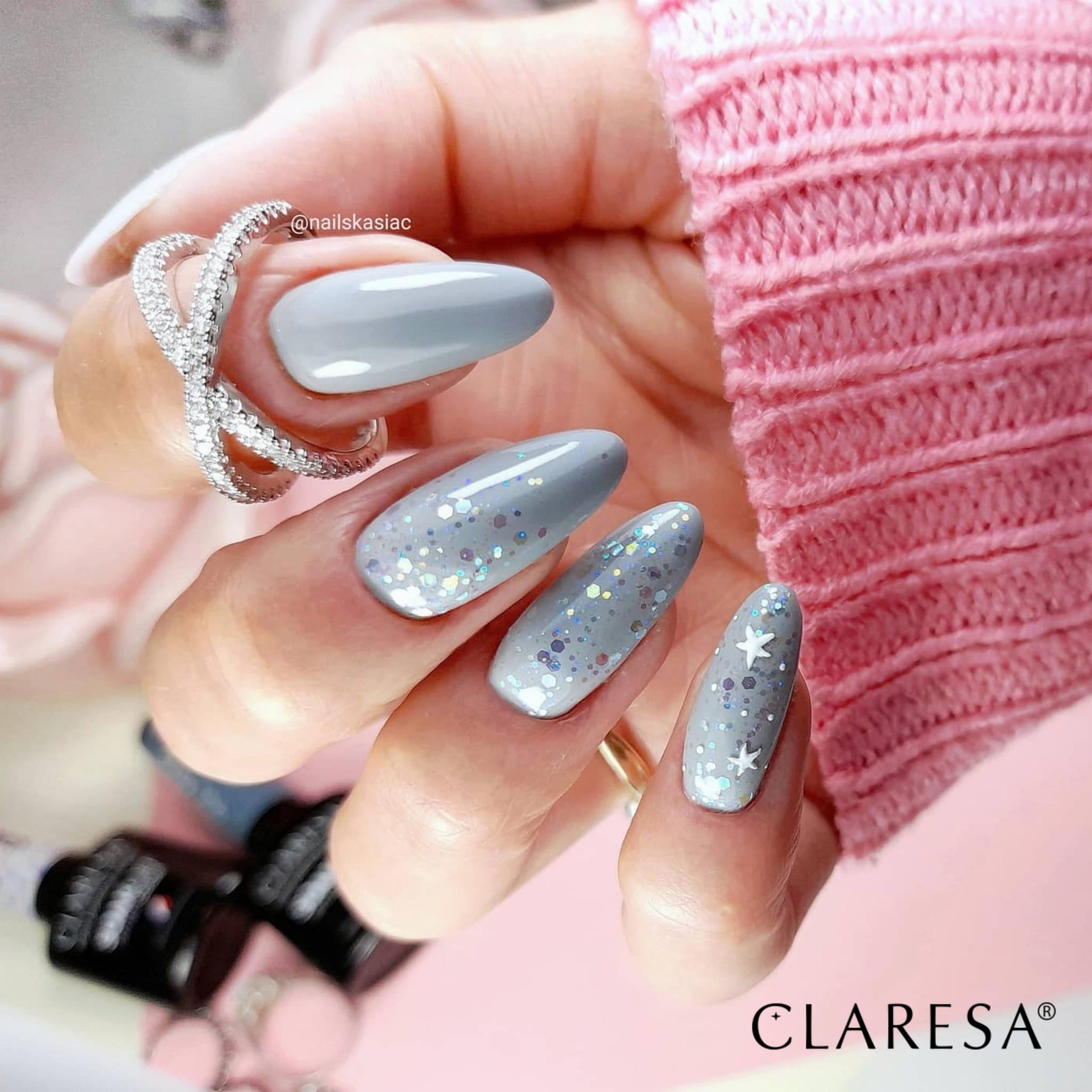 Claresa - Lakier hybrydowy Gray 206 - 5g