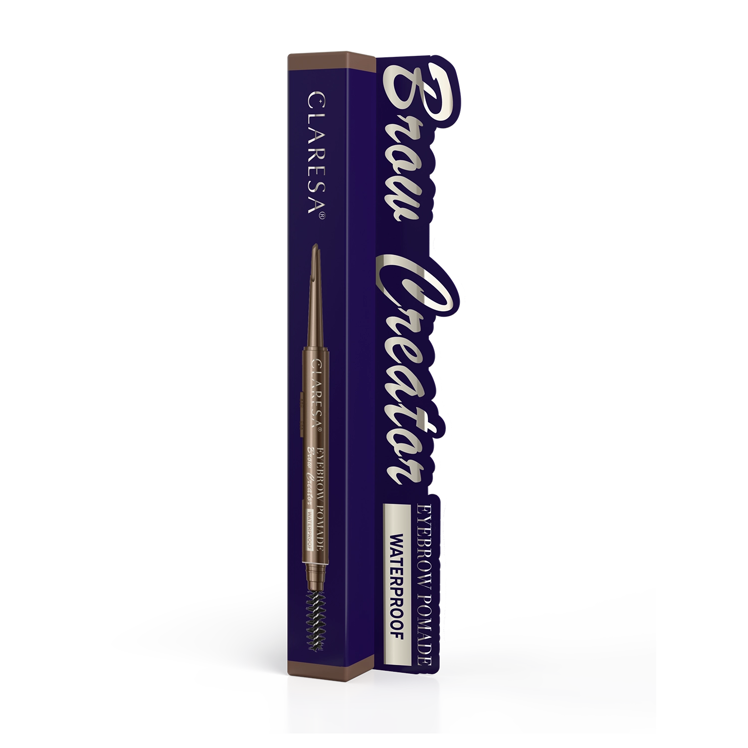 Claresa Eyebrow Pomade Pencil Brow Creator Pomada Do Brwi W Kredce 02 Medium Brown, 0,17g