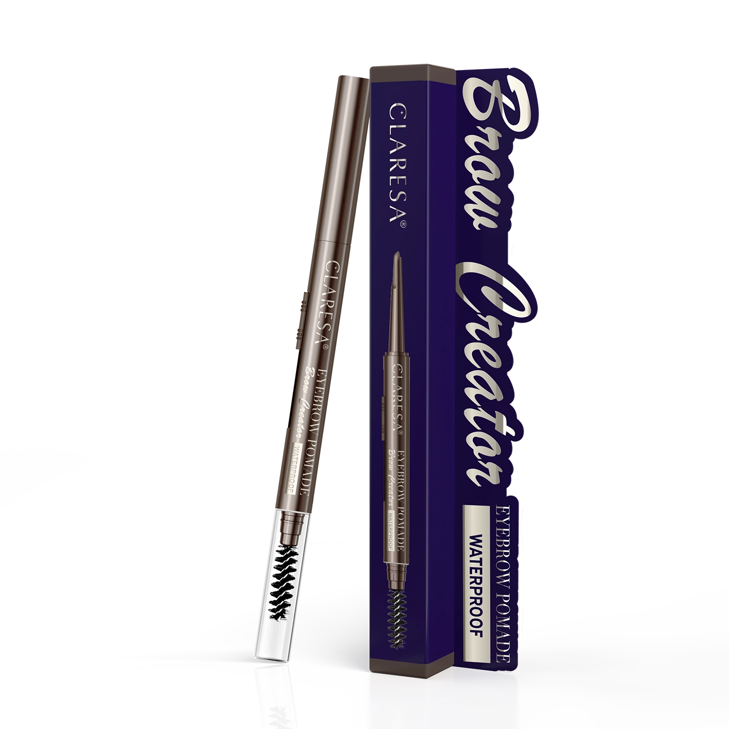 Claresa Eyebrow Pomade Pencil Brow Creator Pomada Do Brwi W Kredce 03 Graphite Brown, 0,17g