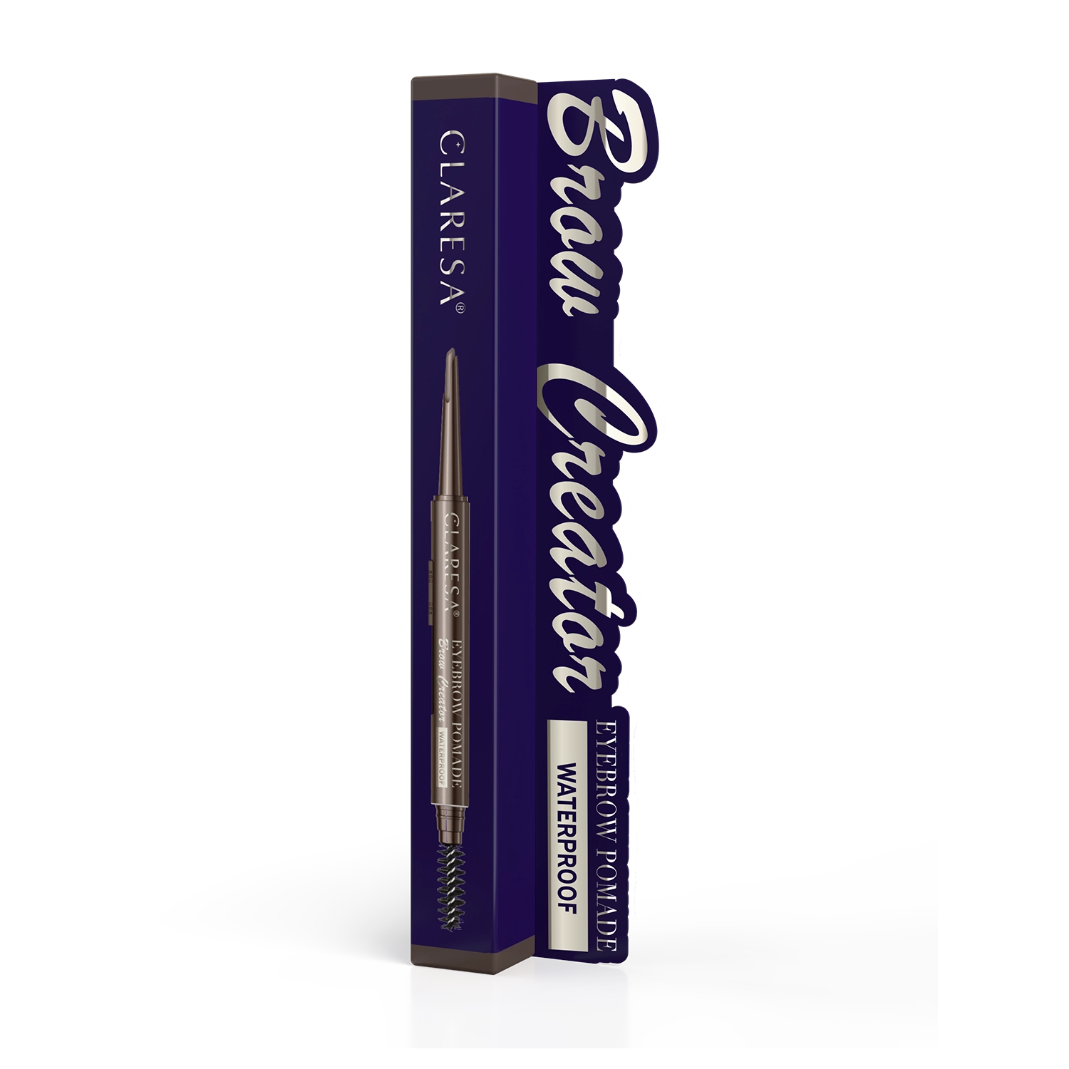Claresa Eyebrow Pomade Pencil Brow Creator Pomada Do Brwi W Kredce 03 Graphite Brown, 0,17g