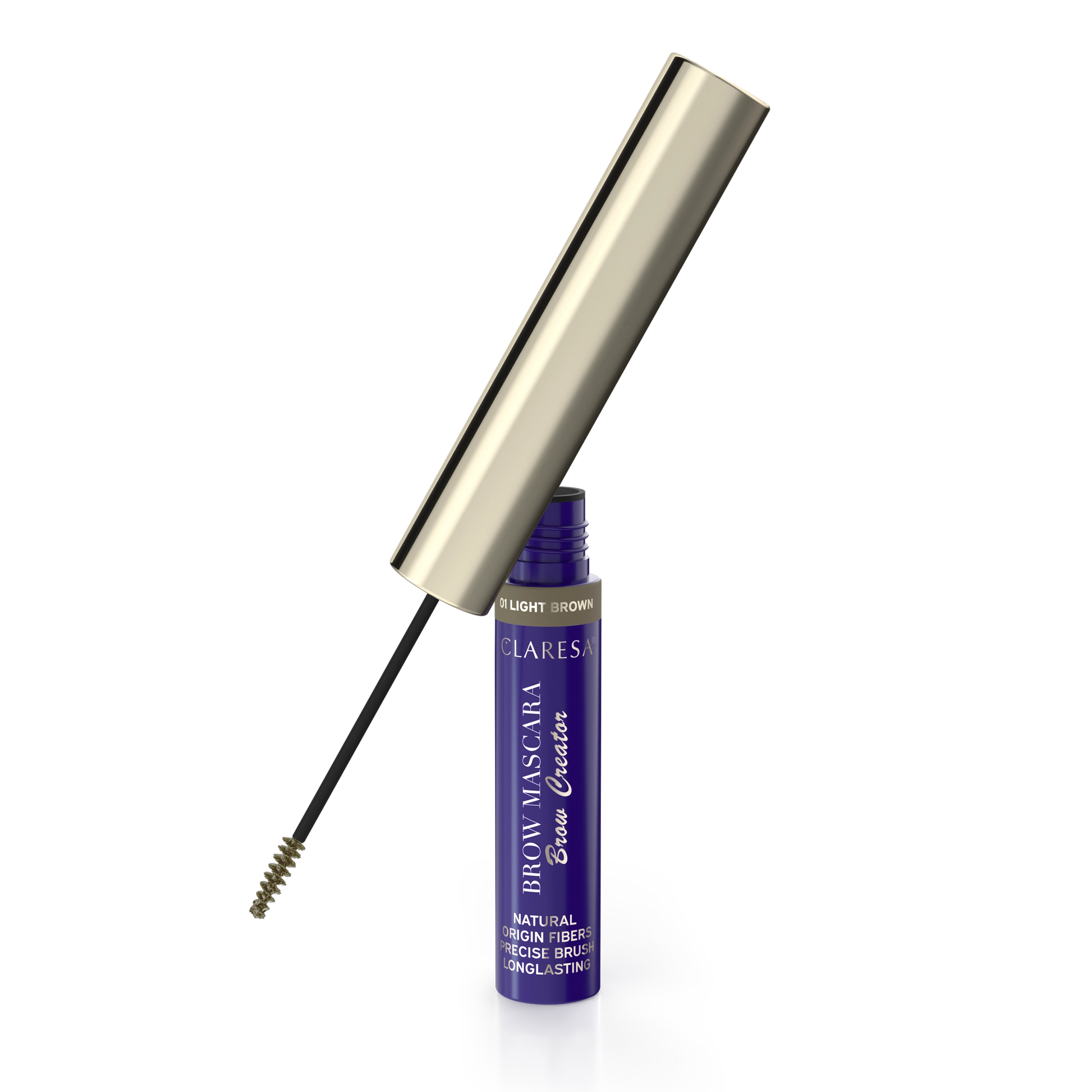 Claresa Brow Mascara Brow Creator Tusz Do Brwi 01 Light Brown, 6g