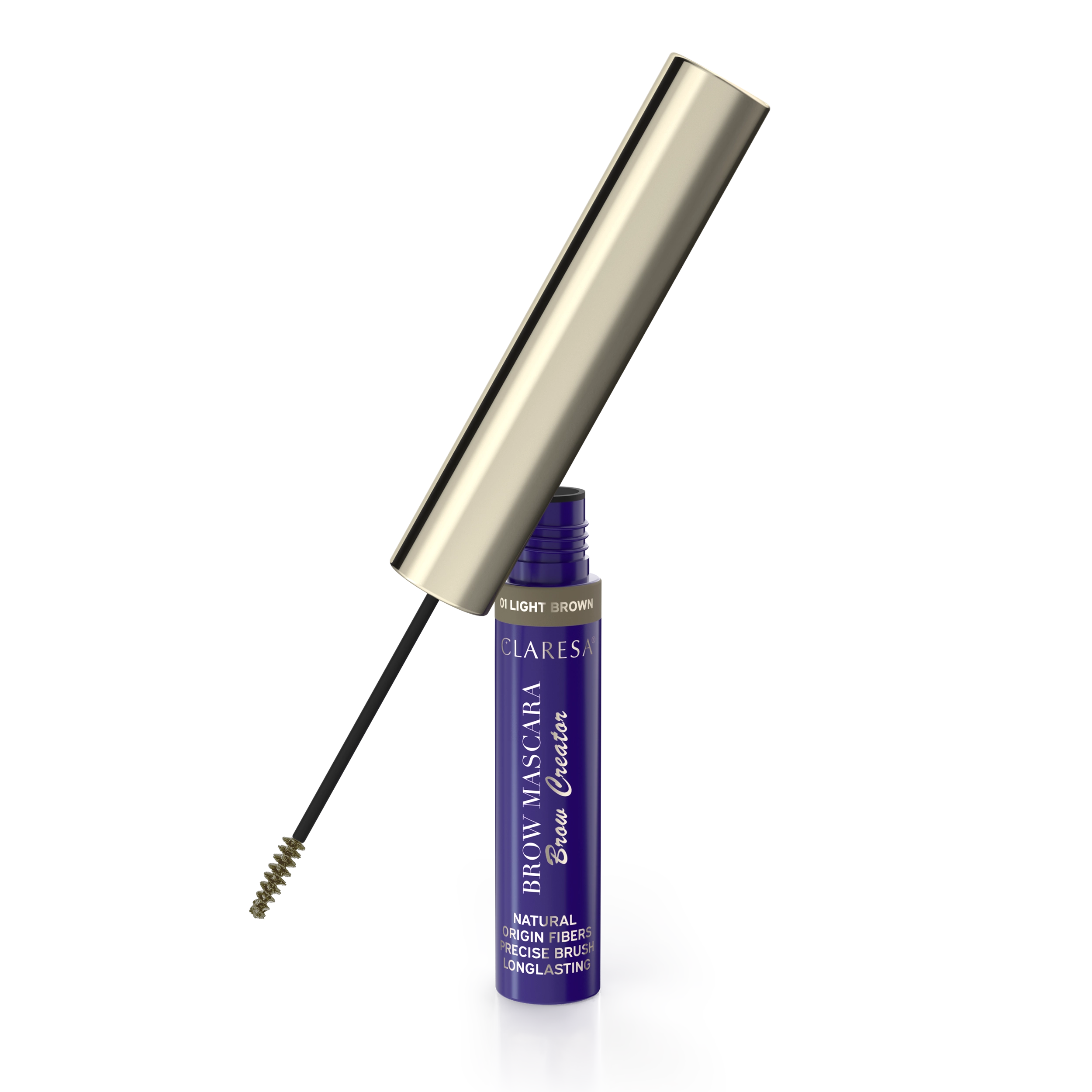 Claresa Brow Mascara Brow Creator Tusz Do Brwi 01 Light Brown, 6g