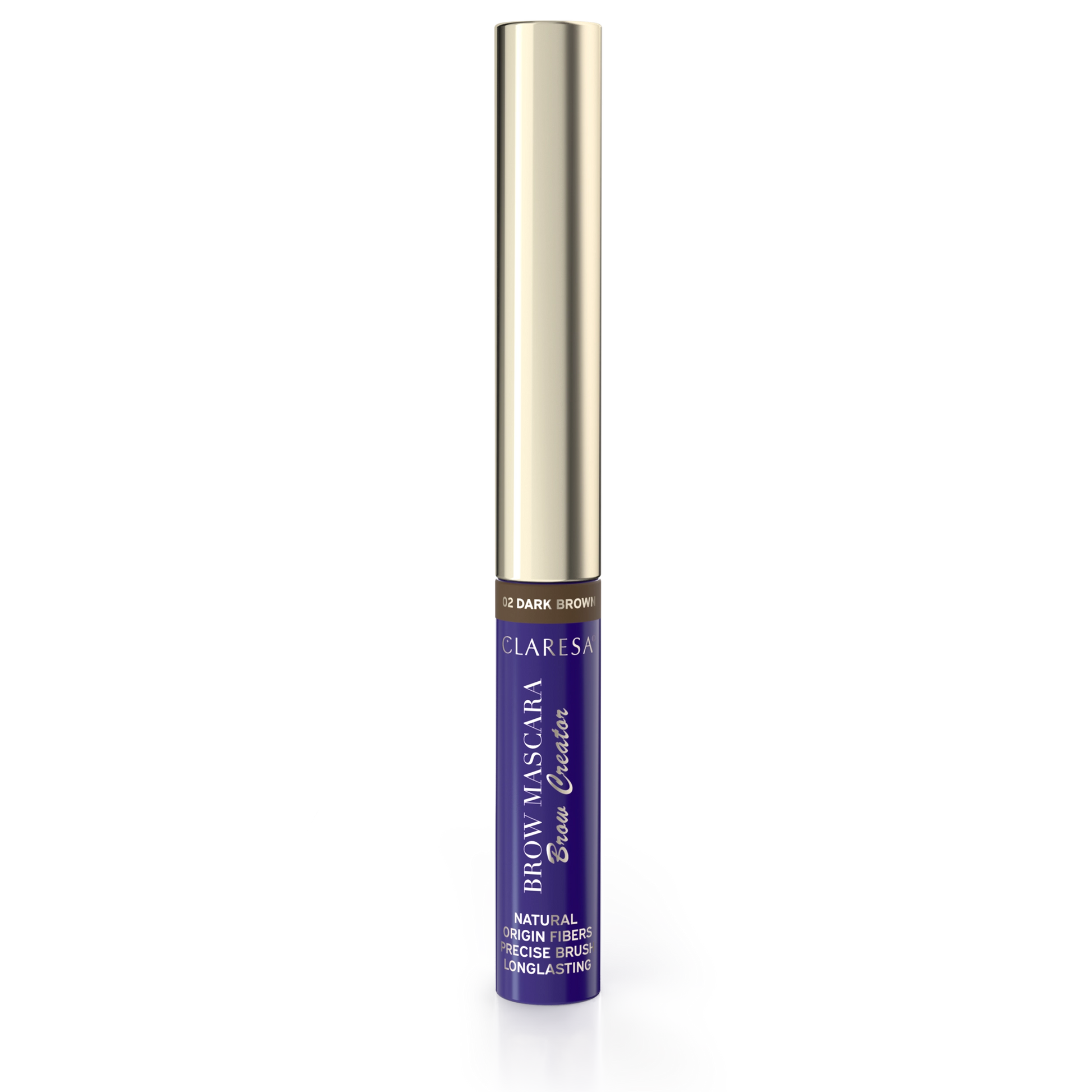 Claresa Brow Mascara Brow Creator Tusz Do Brwi 02 Dark Brown, 6g