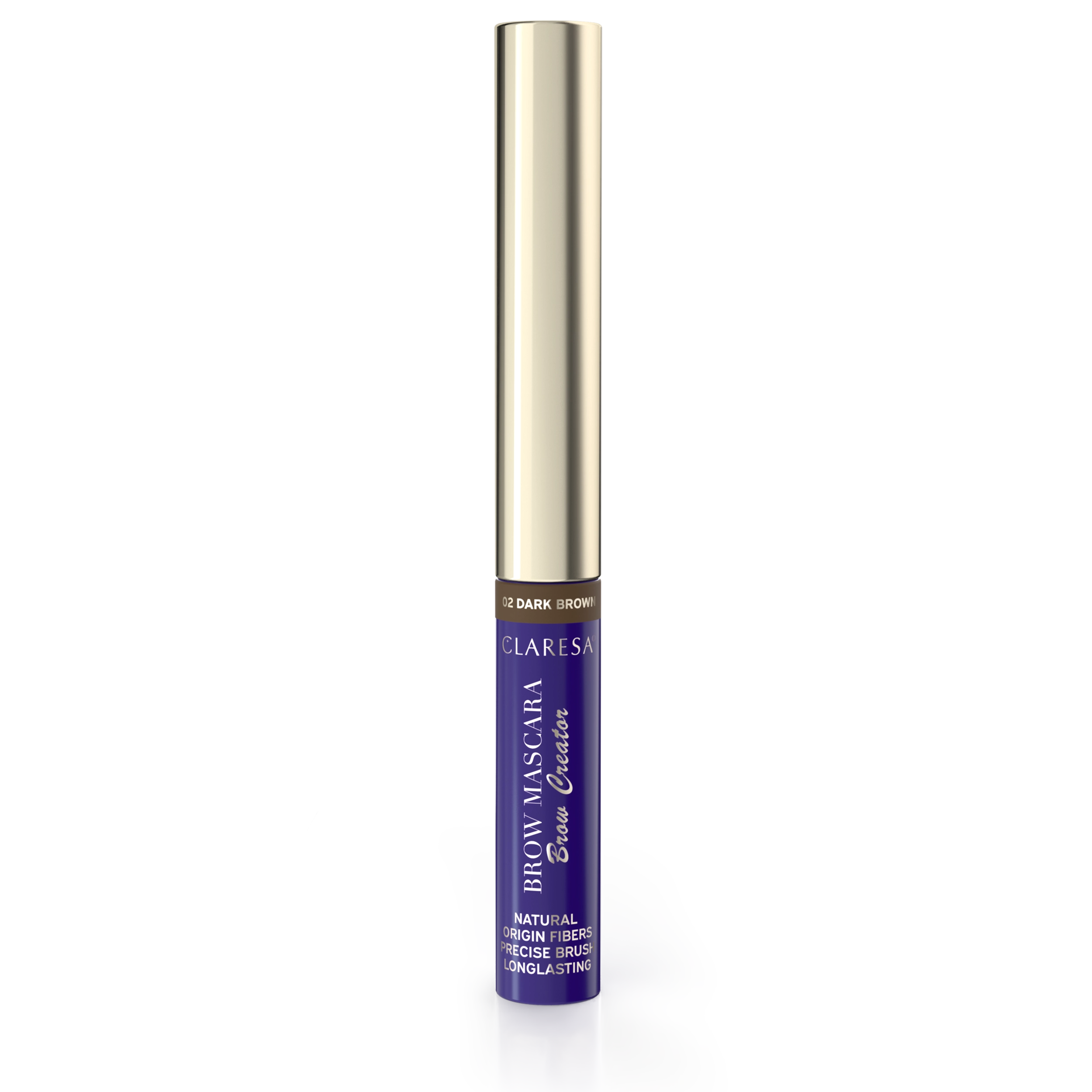 Claresa Brow Mascara Brow Creator Tusz Do Brwi 02 Dark Brown, 6g