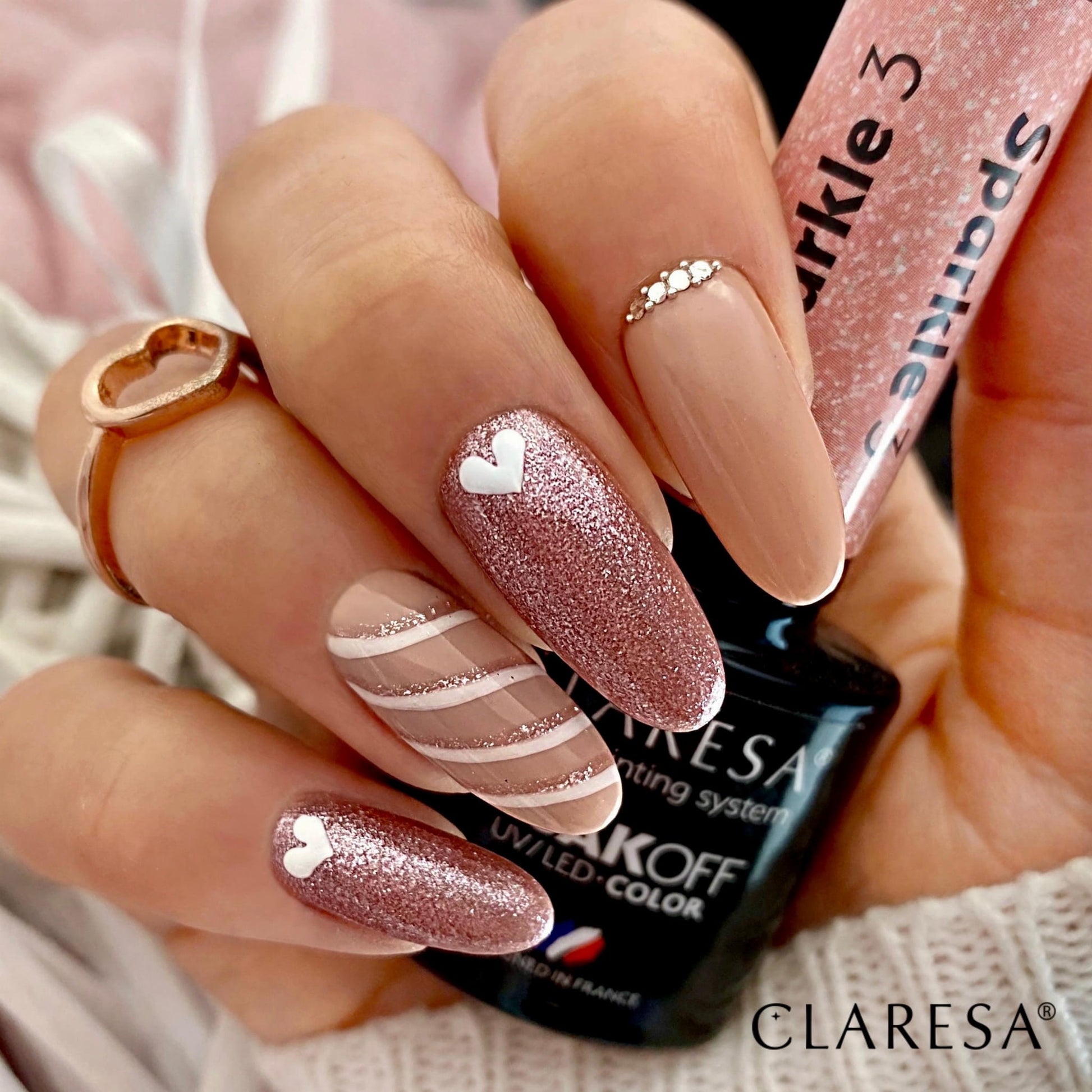 Claresa - Lakier Hybrydowy Sparkle 3 -5g