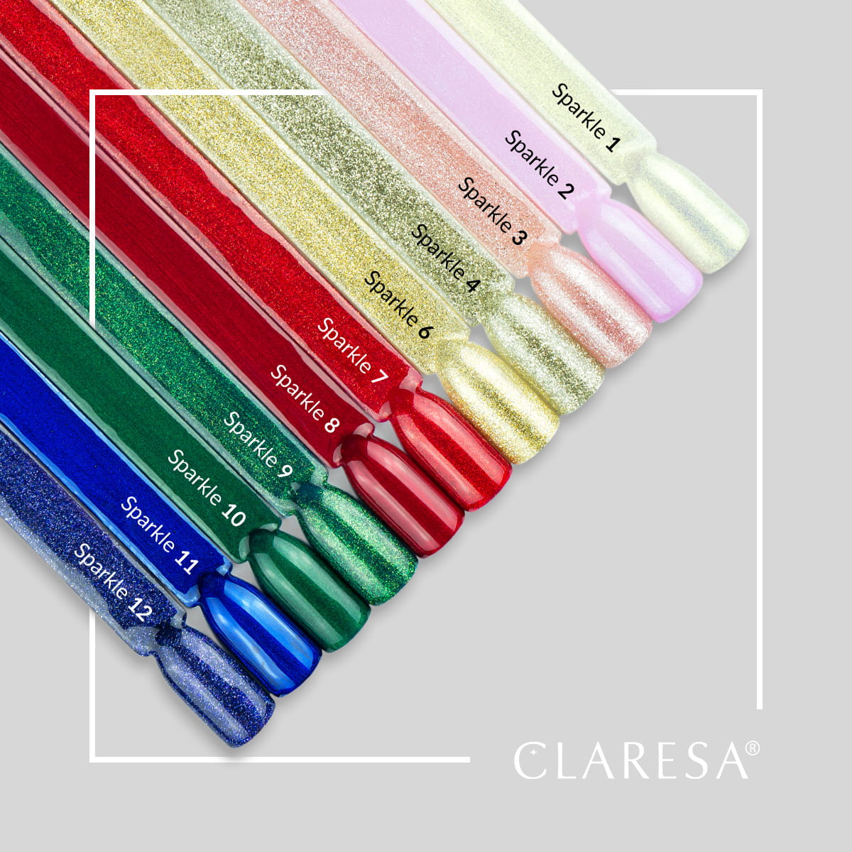 Claresa - Lakier Hybrydowy Sparkle 3 -5g