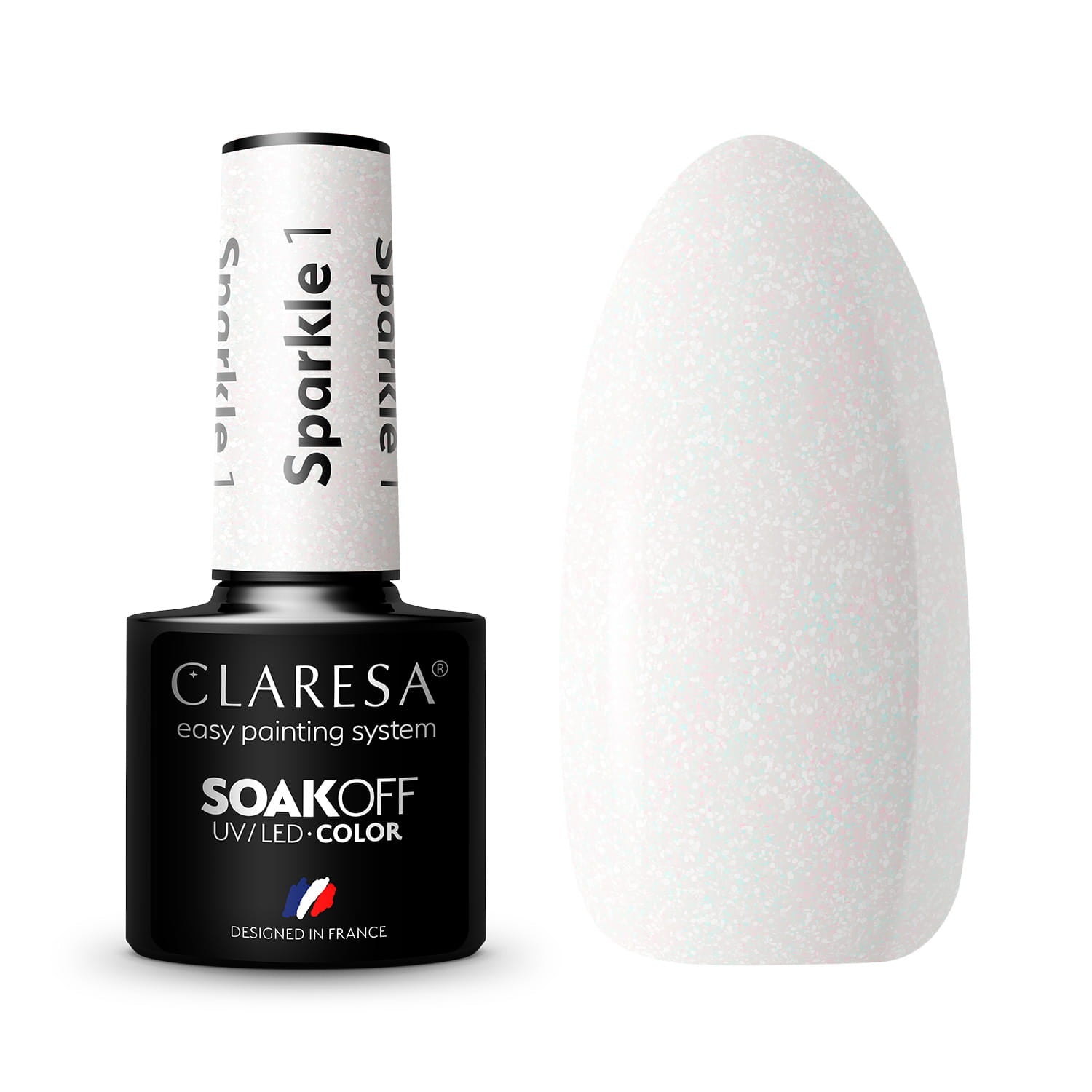Claresa - Lakier Hybrydowy Sparkle 1 -5g
