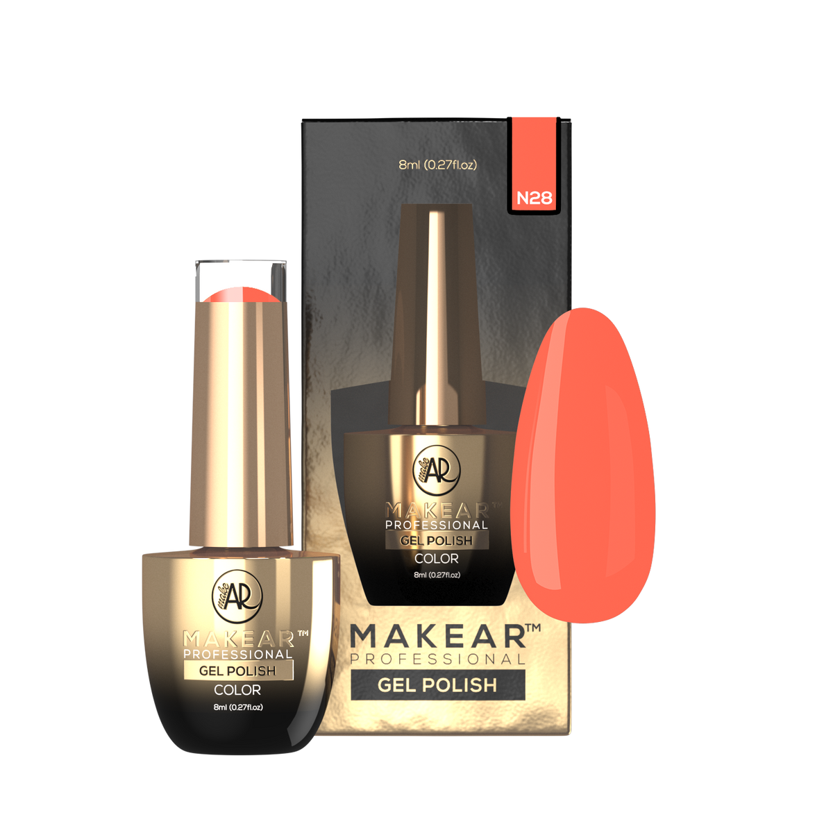 MAKEAR Makear Hybrid-Nagellack N28 Neon 8Ml — Inhaltsstoffe und Bewertung