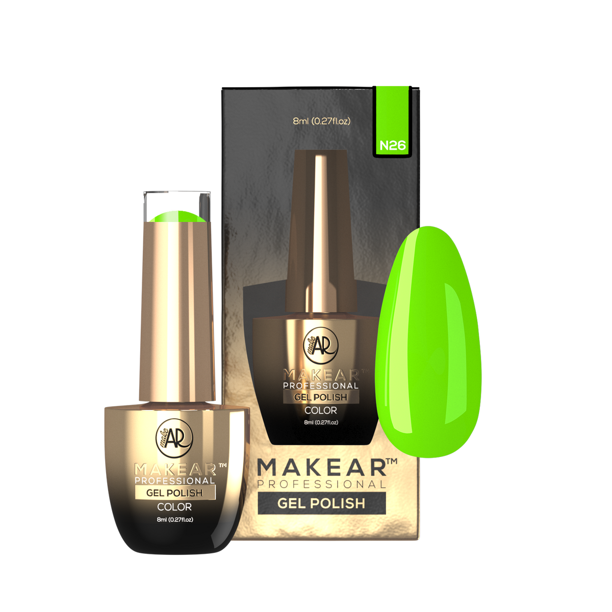 MAKEAR Makear Hybrid-Nagellack N26 Neon 8Ml — Inhaltsstoffe und Bewertung
