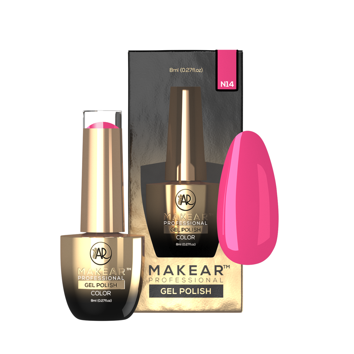 MAKEAR Makear Hybrid-Nagellack N14 Neon 8Ml — Inhaltsstoffe und Bewertung