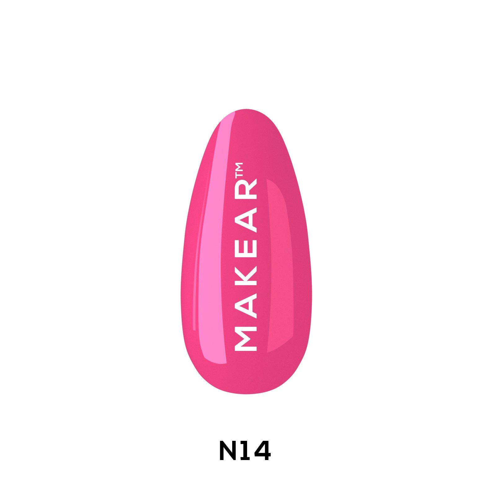 Makear Lakier Hybrydowy N14 Neon 8Ml