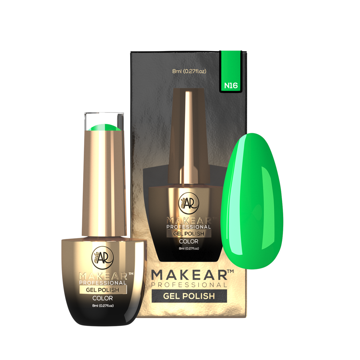 MAKEAR Makear Hybrid-Nagellack N16 Neon 8Ml — Inhaltsstoffe und Bewertung