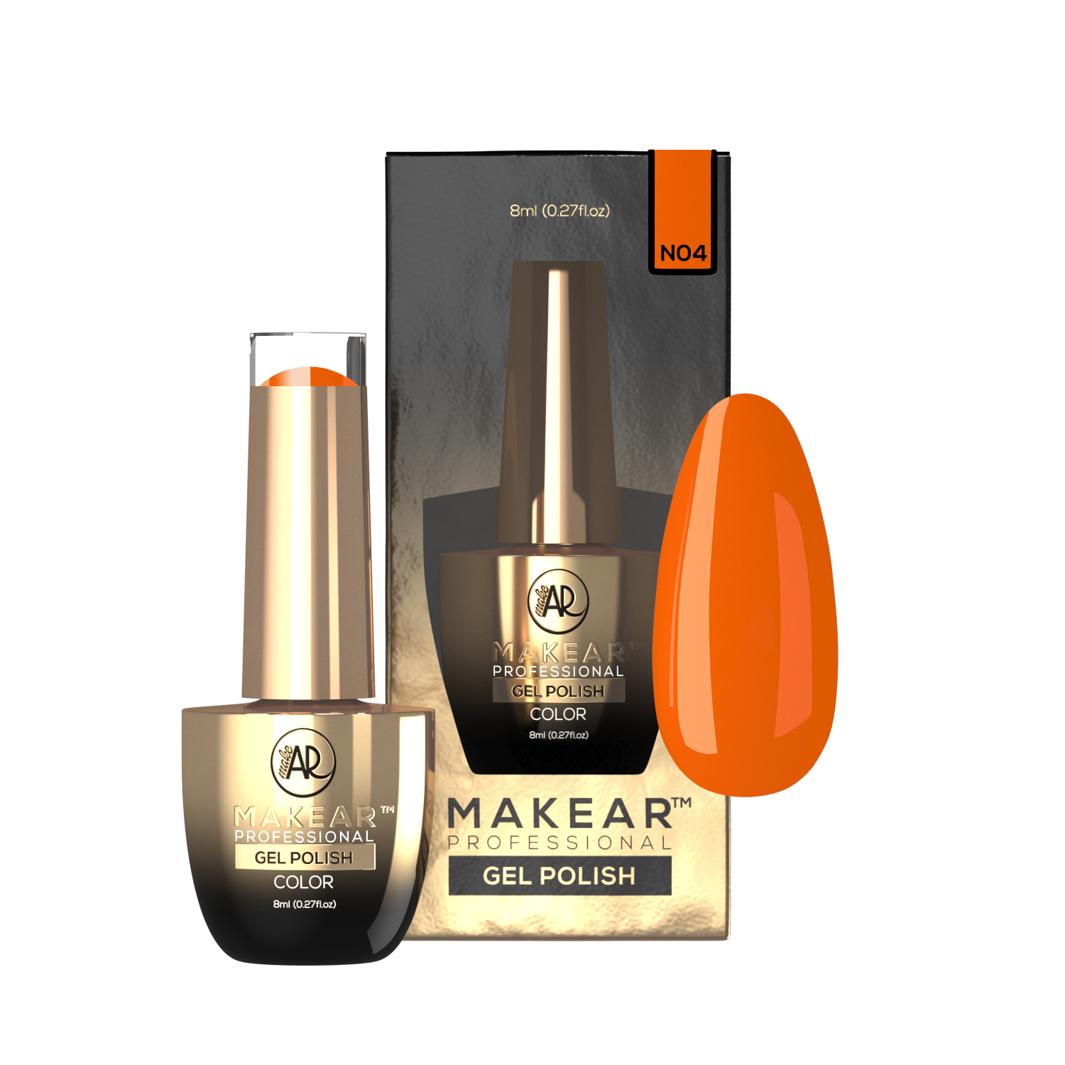 Makear Lakier Hybrydowy N04 Neon 8Ml