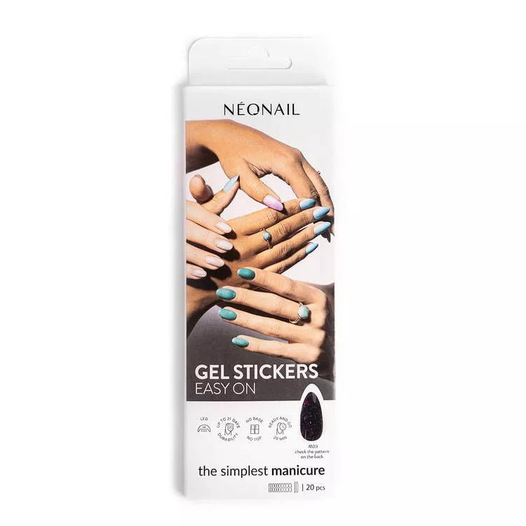 NeoNail Hybryda W Naklejce Gel Stickers Easy On M03