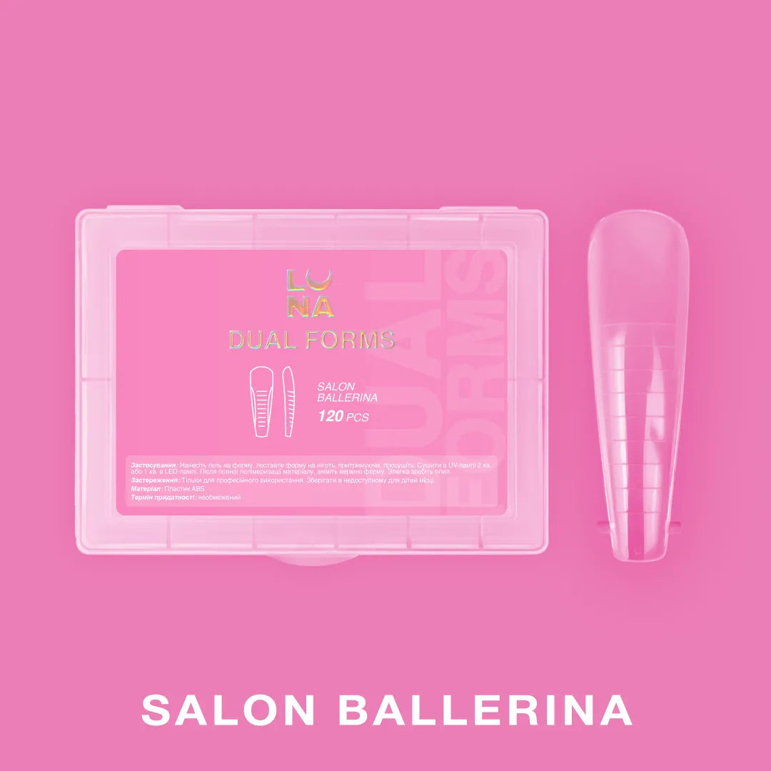 Lunamoon Dual Formy Do Przedłużania Salon Ballerina