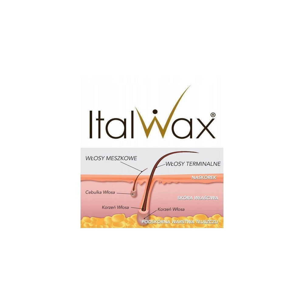 Wosk Twardy W Dropsach Niskotemperaturowy Do Depilacji Bezpaskowej Italwax Azulen Film Wax 100 G