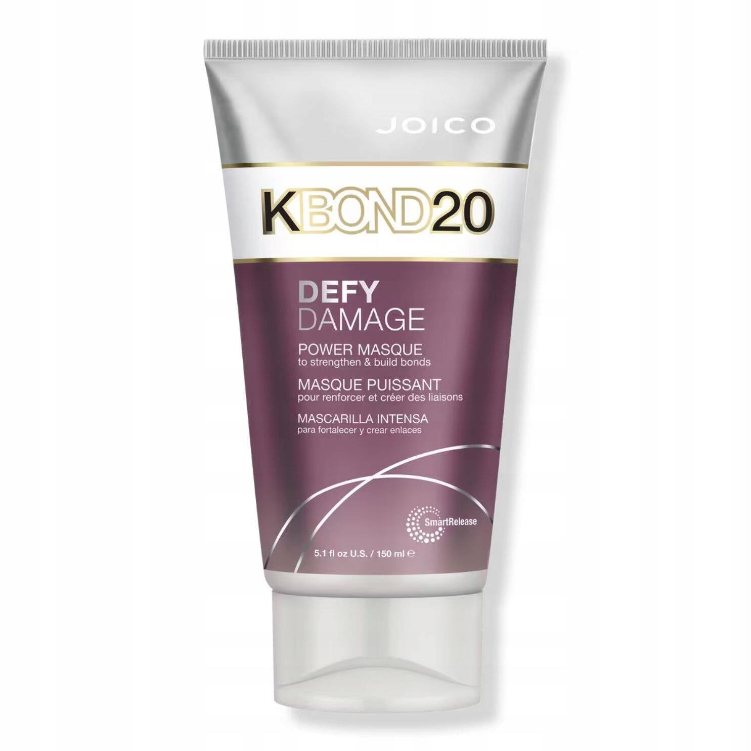Joico Defy Damage KBOND20 Power Masque, Silna Maska do Włosów Uwrażliwionych, Farbowanych i Zniszczonych, 150ml