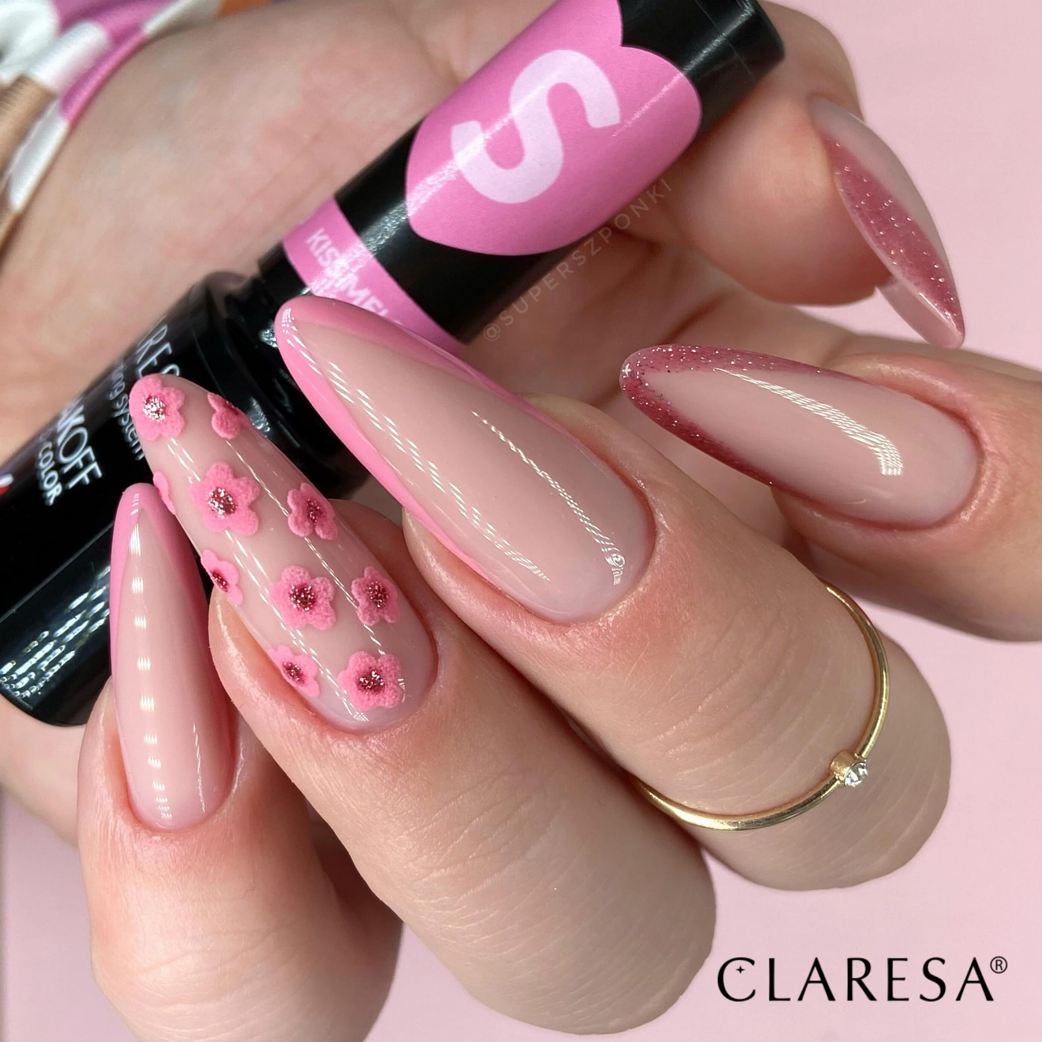 Claresa - Lakier hybrydowy FULL GLITTER 5 -5g