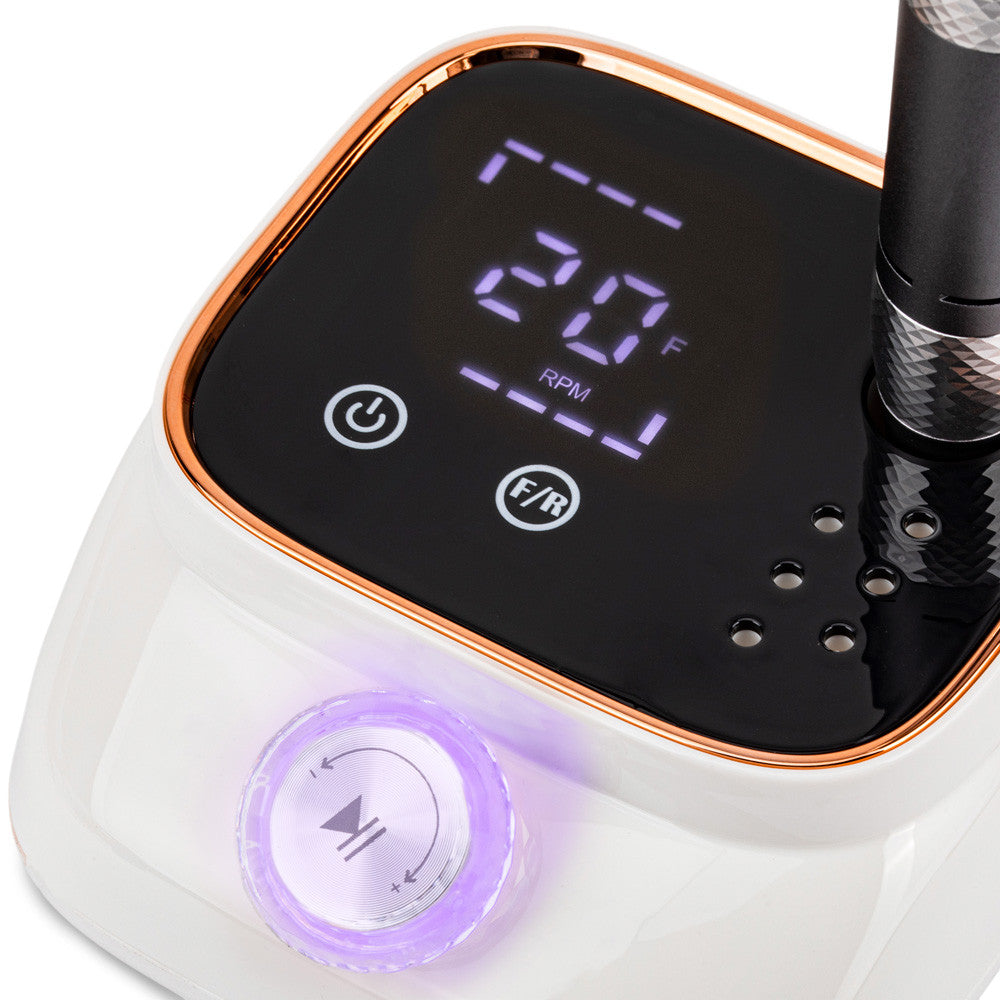 Frezarka Do Paznokci 50W Do Manicure Pedicure Biała 113 45 000 Obrotów