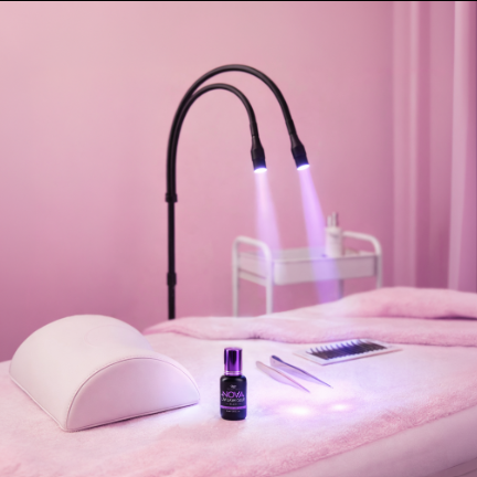 Wonder Lashes Dwuramienna Lampa UV LED Do Przedłużania Rzęs