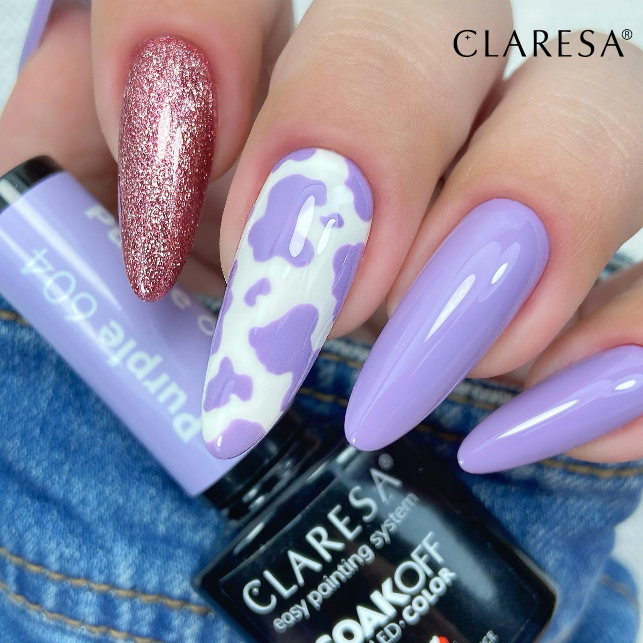 Claresa - Lakier hybrydowy FULL GLITTER 5 -5g