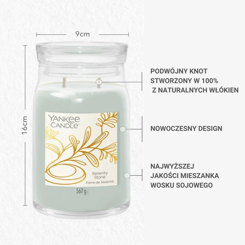 Yankee Candle Signature Świeca Duża Serenity Stone