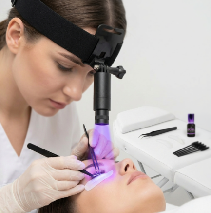 Wonder Lashes Lampa Czołowa UV LED Do Przedłużania Rzęs