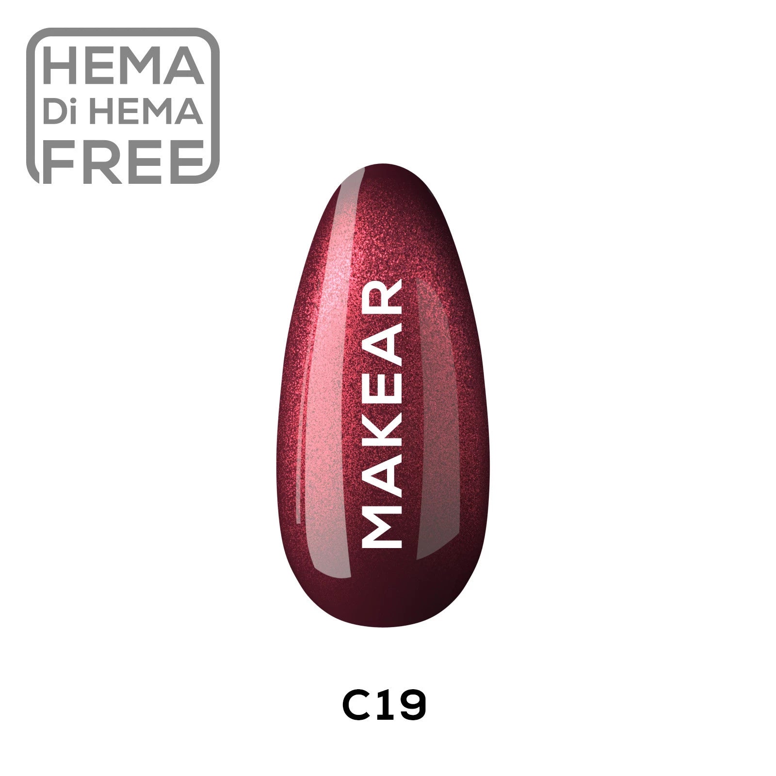 Makear Lakier Hybrydowy Cat Eye C19 8ml