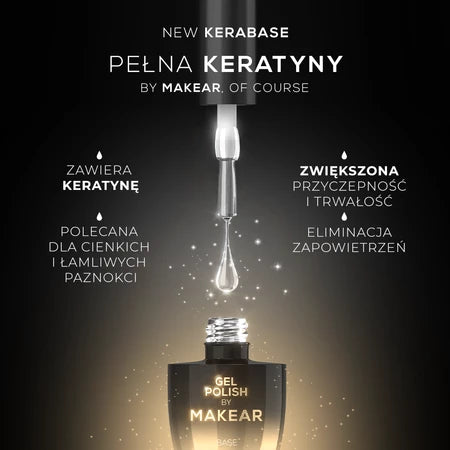 Makear Kera Base - Wzmacniająca Baza Keratynowa Hemafree 15ml