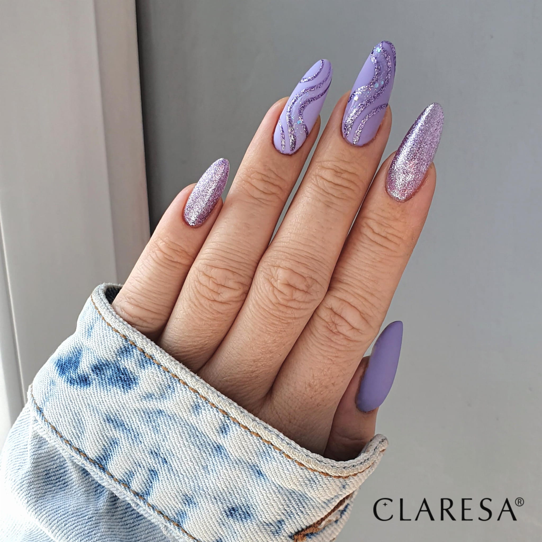 Claresa - Lakier hybrydowy FULL GLITTER 6 -5g