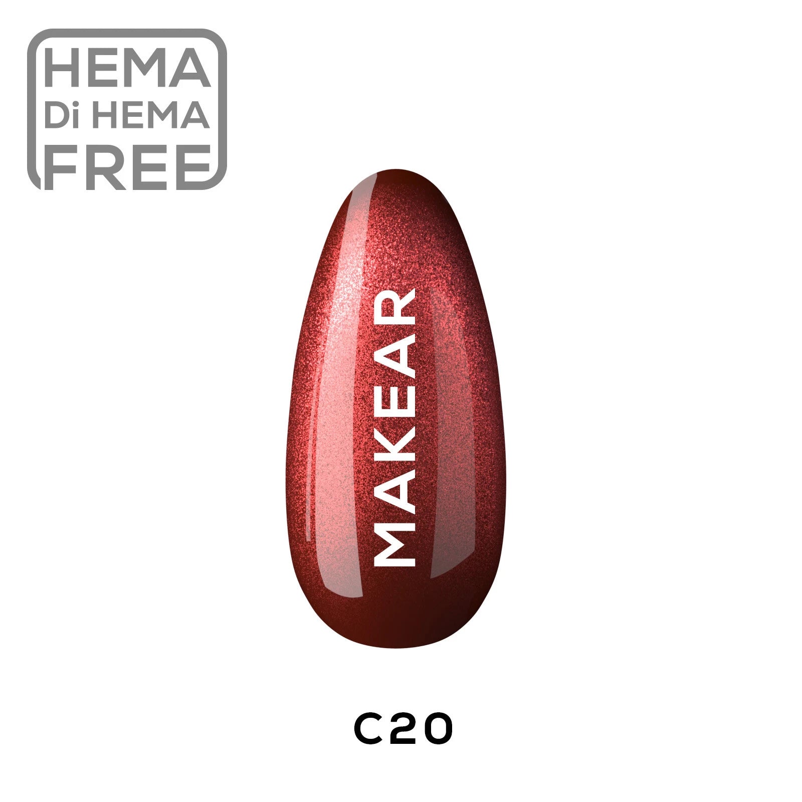 Makear Lakier Hybrydowy Cat Eye C20 8ml