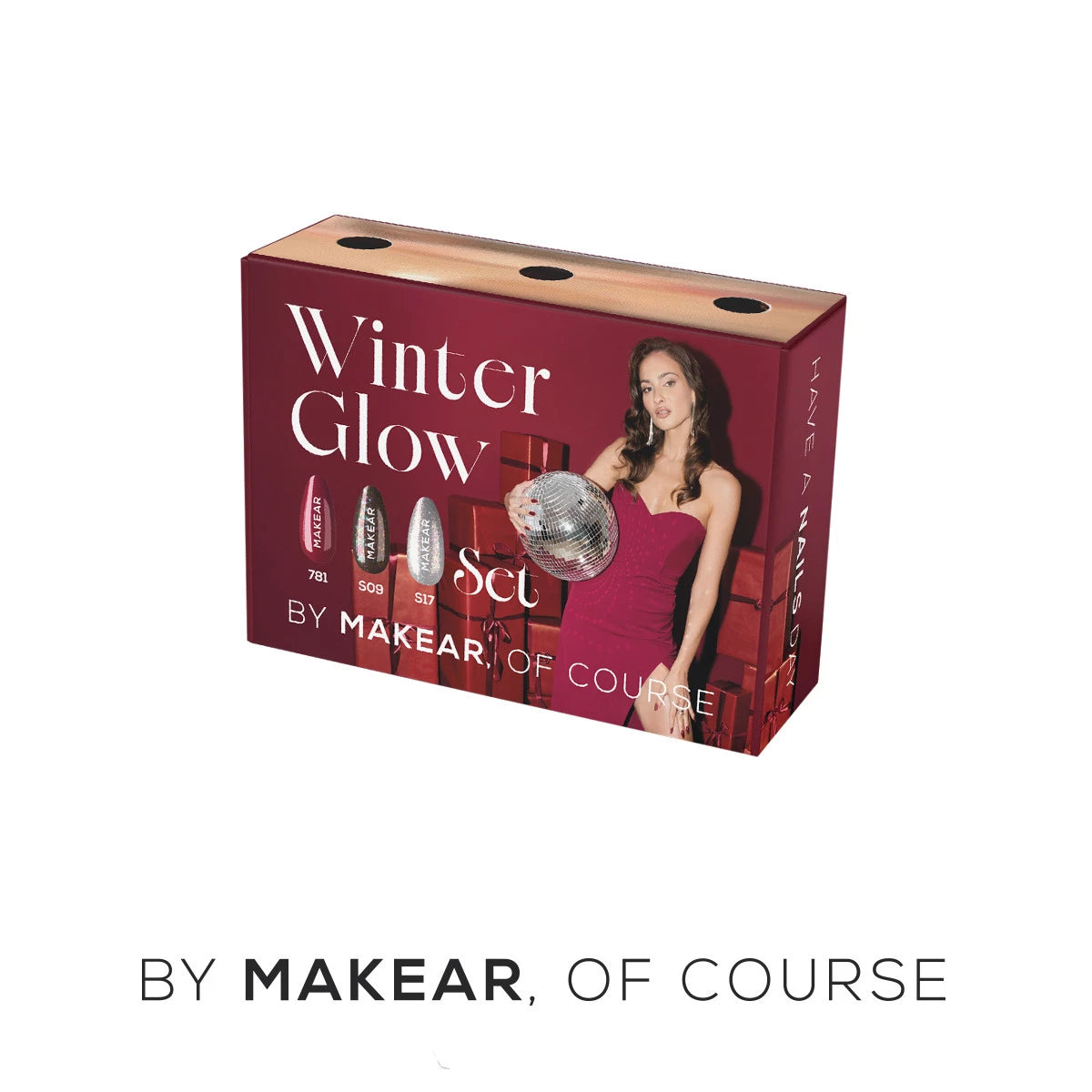 Makear Zestaw Winter Glow Set - 3 x Lakier Hybrydowy