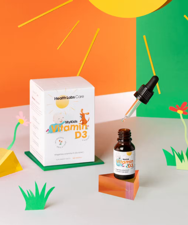 Health Labs Care My Kids Vitamin D 3 W Kropelkach 9,7ml