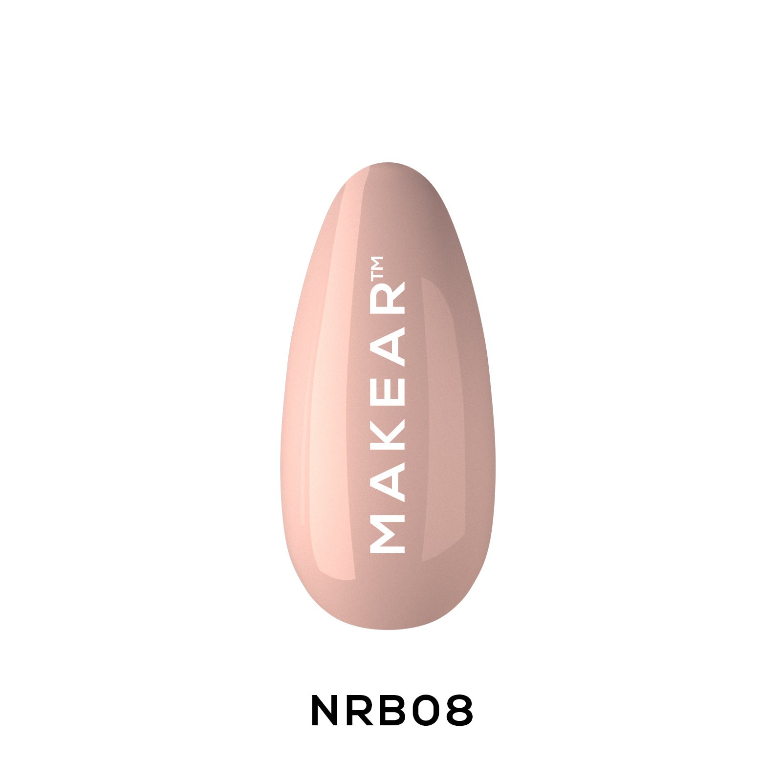 Makear NRB08 Dark Beige Nude Rubber Base