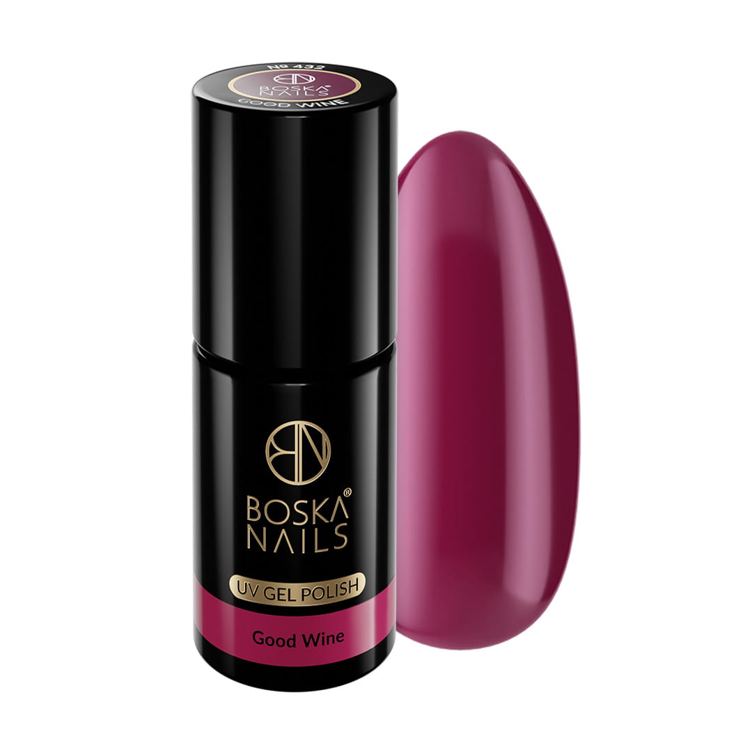 Boska Nails Lakier Hybrydowy Autumn Date Good Wine No 431 6ml