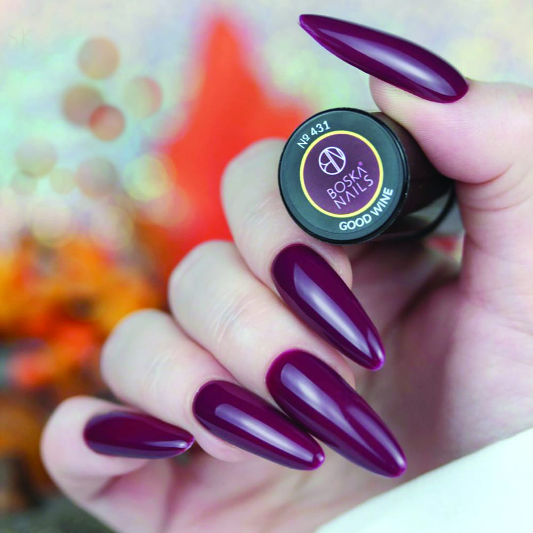 Boska Nails Lakier Hybrydowy Autumn Date Good Wine No 431 6ml