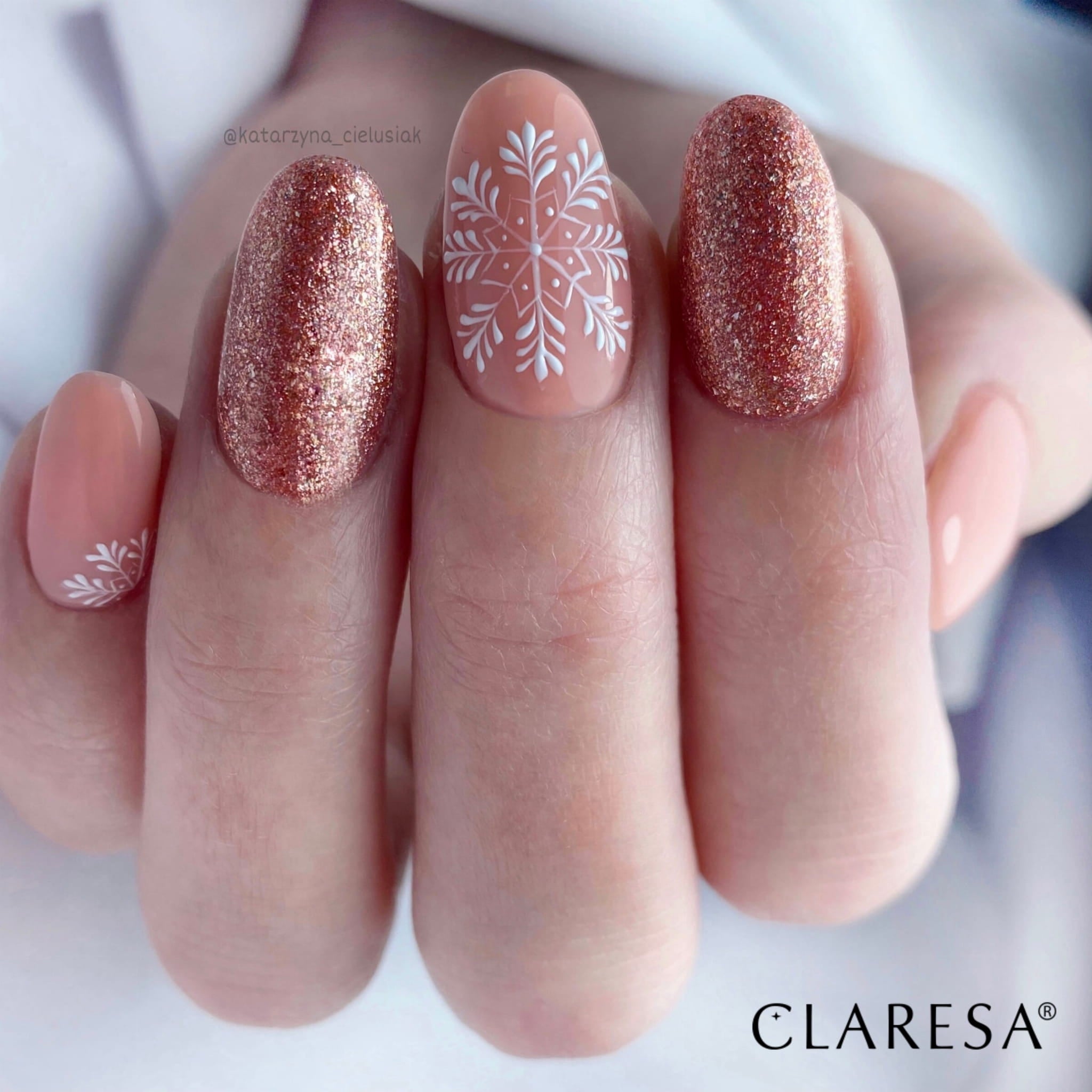 Claresa - Lakier hybrydowy FULL GLITTER 8 -5g